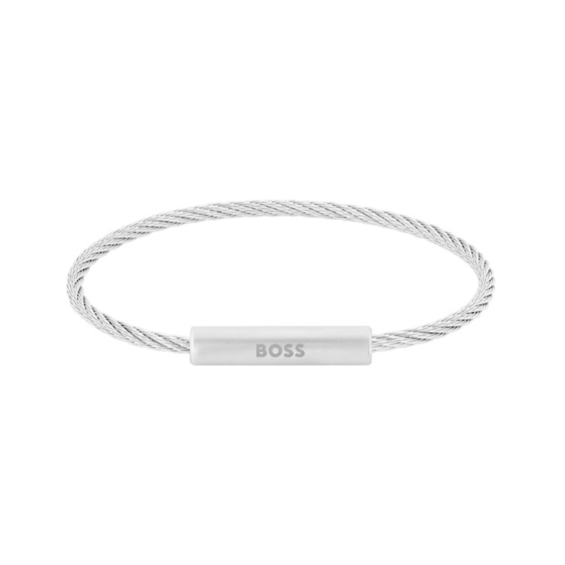 Pulsera Hugo Boss Hombre acero plateada 1580387