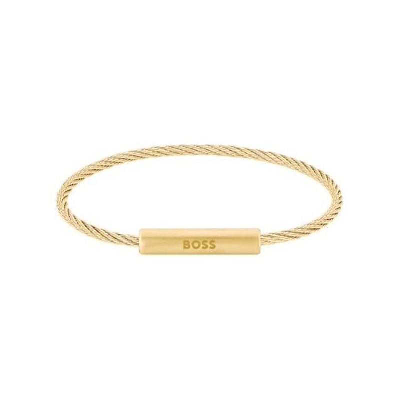 Pulsera Hugo Boss Hombre acero dorada 1580388