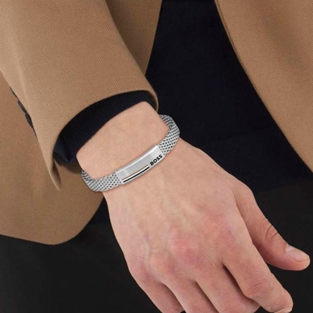 Pulsera Hugo Boss Hombre Malla Milanesa 1580611