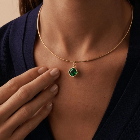 Colgante Agatha Paris Verde 2880035-658-TU
