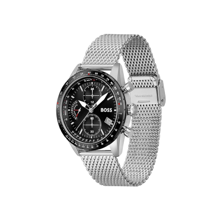Reloj Hugo Boss Hombre Correa de Malla Plateada 1513886