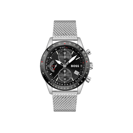 Reloj Hugo Boss Hombre Correa de Malla Plateada 1513886