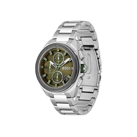 Reloj Hugo Boss Hombre Volaine Plateado y Verde 1513951