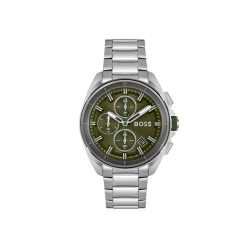 Reloj Hugo Boss Hombre Volaine  Plateado y Verde 1513951