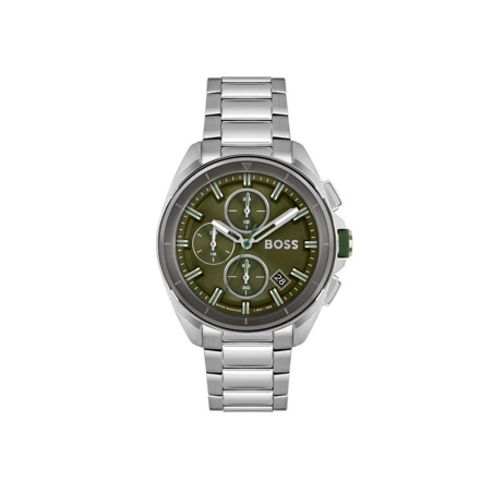 Reloj Hugo Boss Hombre Volaine  Plateado y Verde 1513951