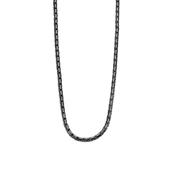 Collar Lotus Style Urban Acero Inoxidable Negro LS2367-1/3