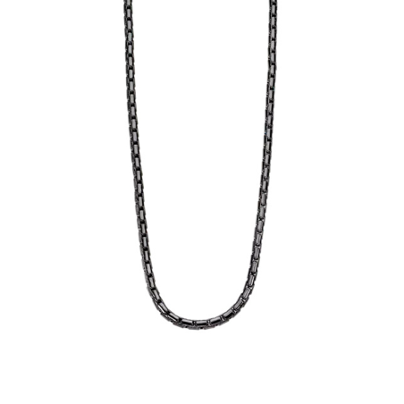 Collar Lotus Style Urban Acero Inoxidable Negro LS2367-1/3