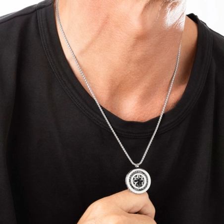 Collar Lotus Style Fantasía Acero Inoxidable LS2368-1/1