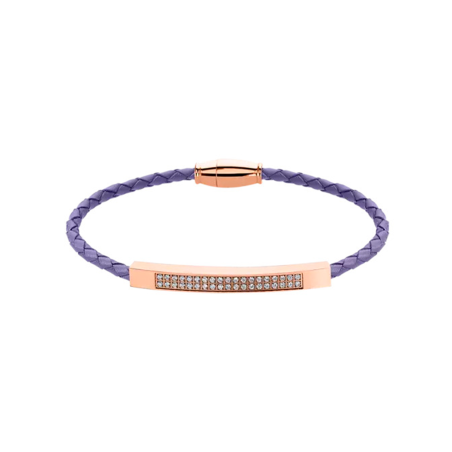 Pulsera Lotus Style Mujer Piel Lila LS2004-2/4