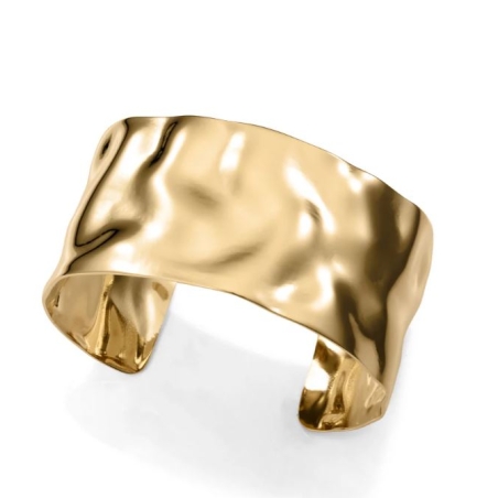 Pulsera Viceroy mujer acero Ip dorado rígida abierta 15157P01012