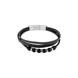 Pulsera Lotus Style Hombre Men In Black LS2382-2/1