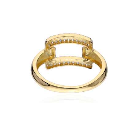 Anillo Oro 18k y Circonitas "Delhi"