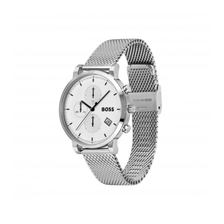 Reloj Hugo Boss Hombre Acero Inoxidable Esfera Blanca 1513933