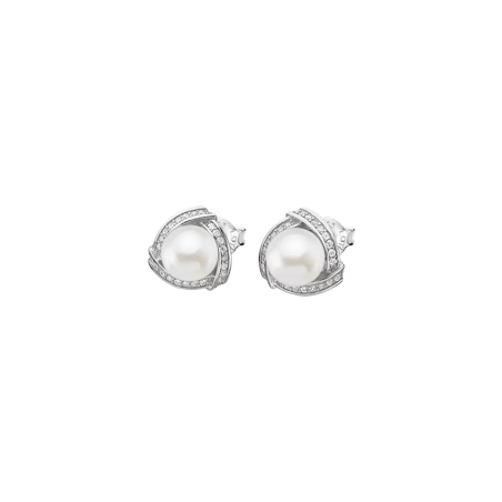 Pendientes Lotus Silver Mujer Perlas LP1928-4/1