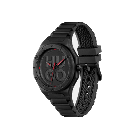 Reloj Hugo Boss Hombre Silicona Negro 1530326