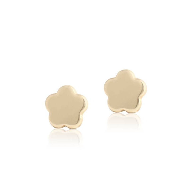 Pendientes entrelazados Oro bicolor 18k