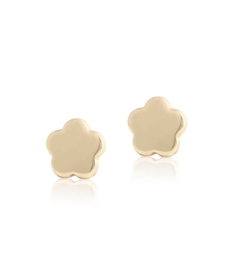 Pendientes entrelazados Oro bicolor 18k