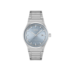 Reloj Hugo Boss Hombre Candor Auto Acero Esfera Azul 1514118