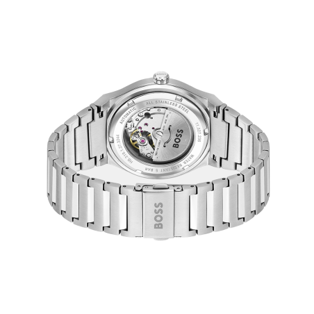 Reloj Hugo Boss Hombre Candor Auto Acero Esfera Azul 1514118