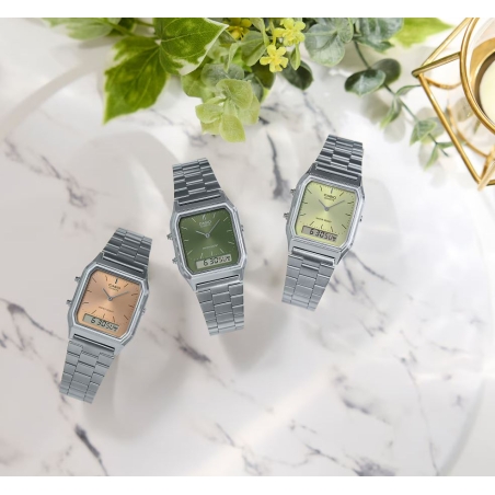 Reloj Casio acero iconic AQ-230A-3AMQYES