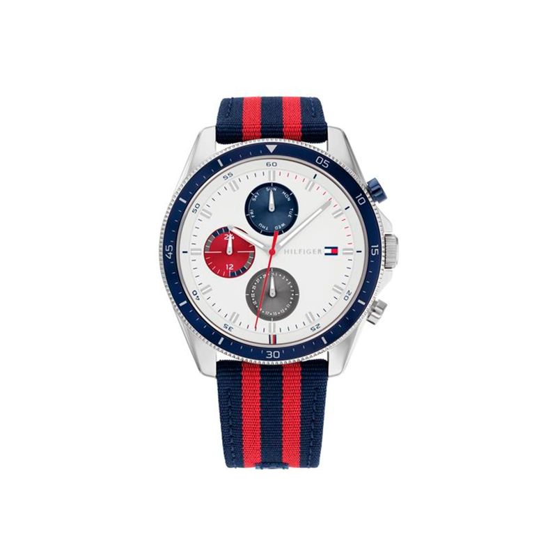Reloj Tommy Hilfiger Parker Hombre Azul y Rojo 1792035