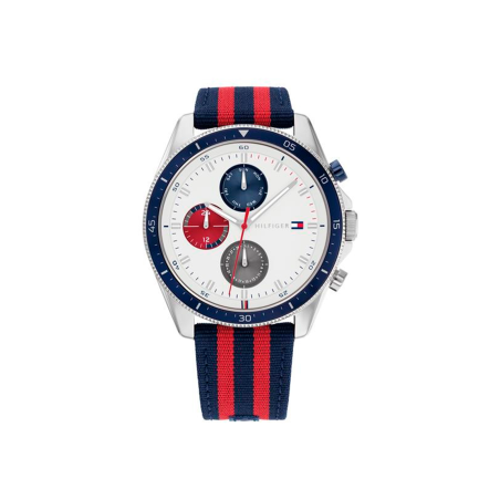 Reloj Tommy Hilfiger Parker Hombre Azul y Rojo 1792035