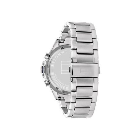 Reloj Tommy Hilfiger Hombre Owen Plateado, Azul y Rojo 1791968