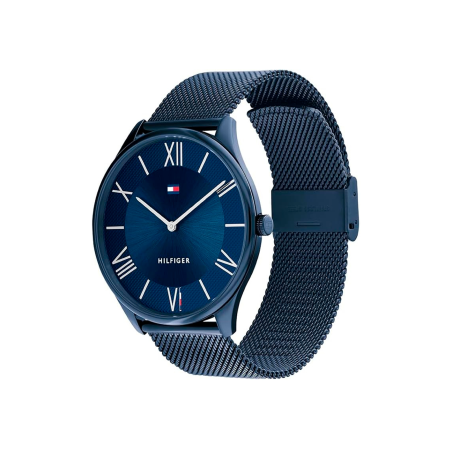 Reloj Tommy Hilfiger Hombre Correa Malla Milanesa Azul 1710514