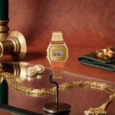 Reloj Casio acero iconic dorado LA680WEGV-9AEF