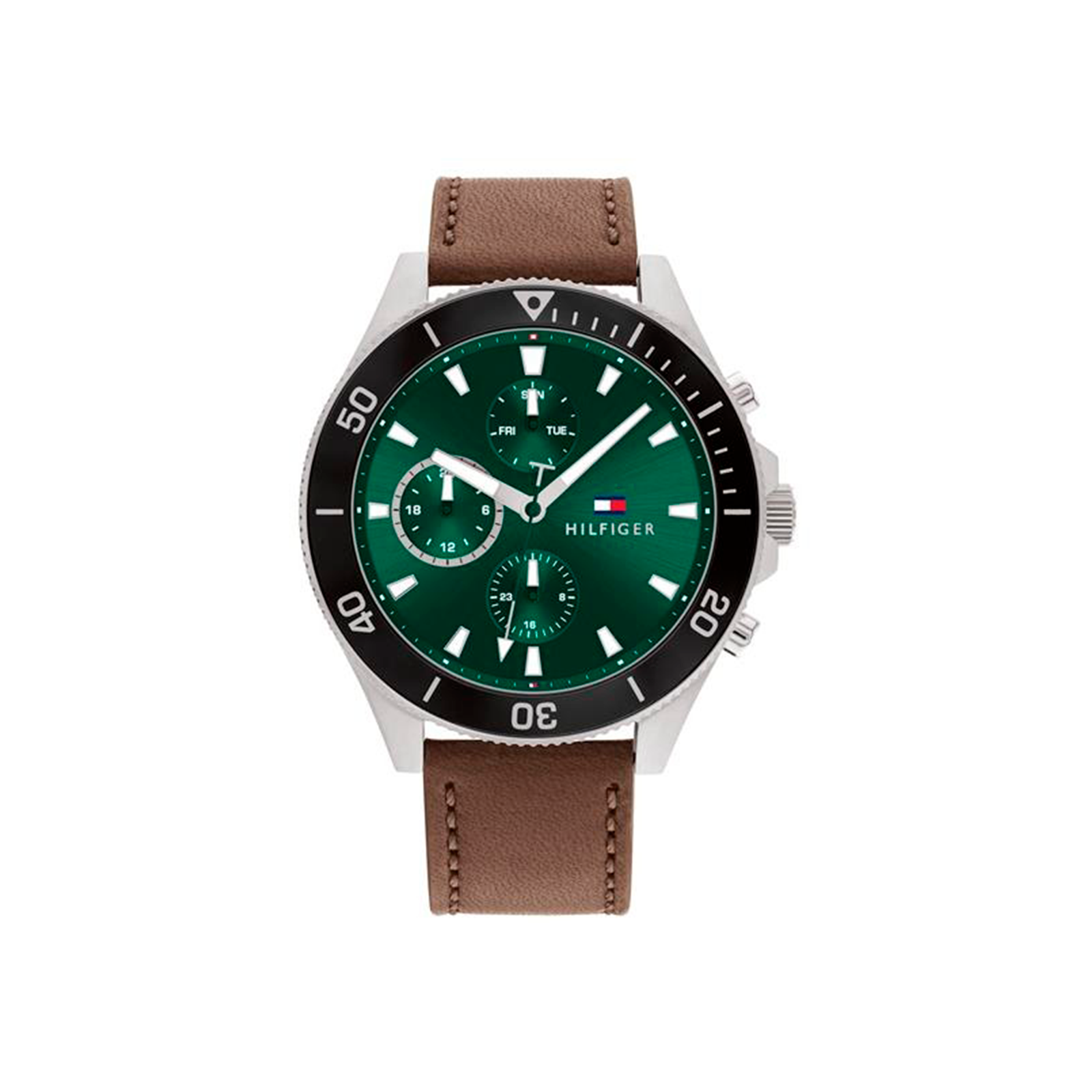 Reloj Tommy Hilfiger Hombre Larson Marrón y Verde 1791983 - Joyerías ...