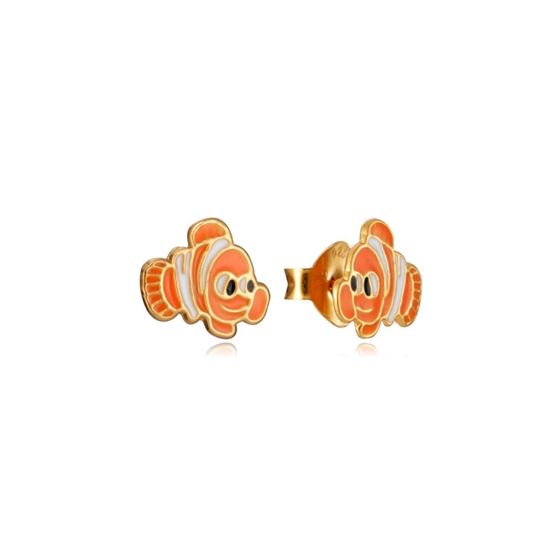 Pendientes Viceroy niña plata de ley baño oro pez 5124E100-14