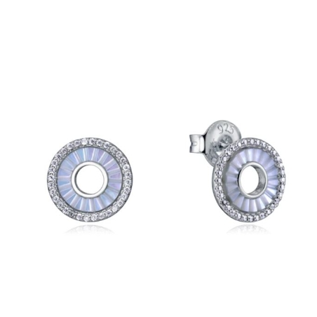 Pendientes Viceroy plata de ley donut circonitas 13159E000-90