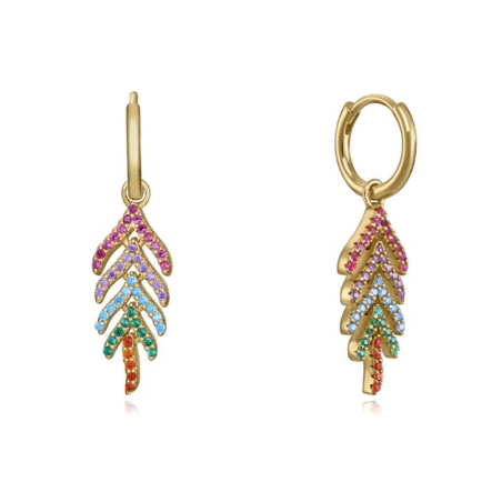 Pendientes Viceroy plata de ley circonitas colores 15116E100-39