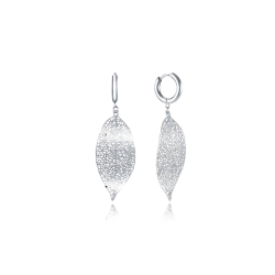 Pendientes Viceroy acero colgante hoja de mujer 75319E01000