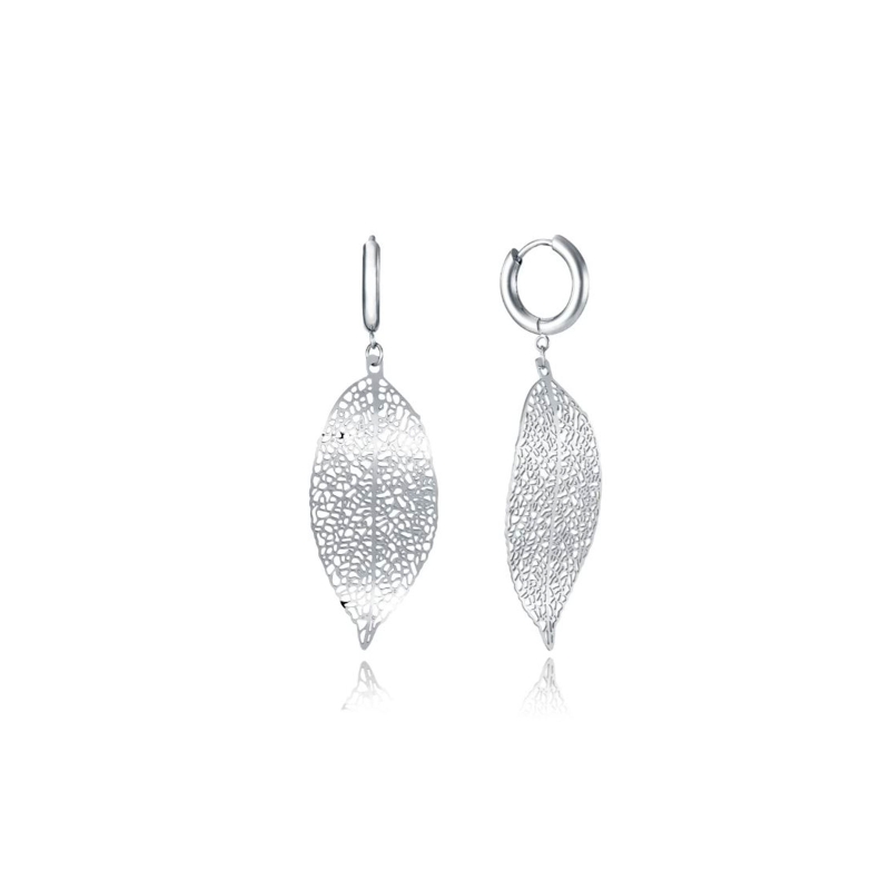 Pendientes Viceroy acero colgante hoja de mujer 75319E01000