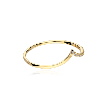 Anillo Oro 18k y Circonitas "Mumbai II"