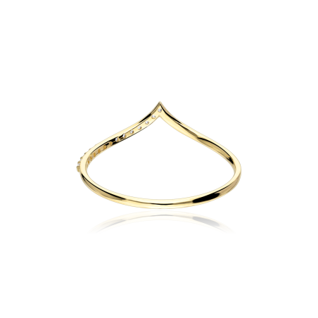 Anillo Oro 18k y Circonitas "Mumbai II"