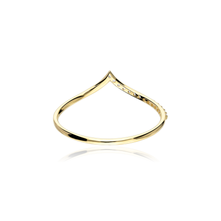 Anillo Oro 18k y Circonitas "Mumbai"