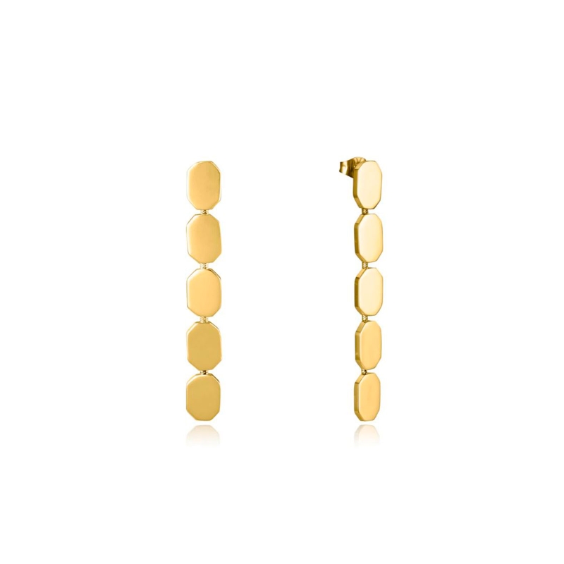 Pendientes Viceroy de mujer de acero Ip dorado 15159E01012