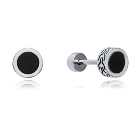 Pendientes Viceroy hombre acero piedra natural 14215E01010