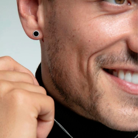 Pendientes Viceroy hombre acero piedra natural 14215E01010