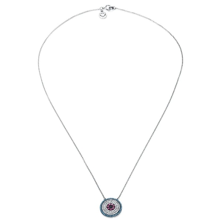 Collar Viceroy  plata con circonitas colores 7082C000-99