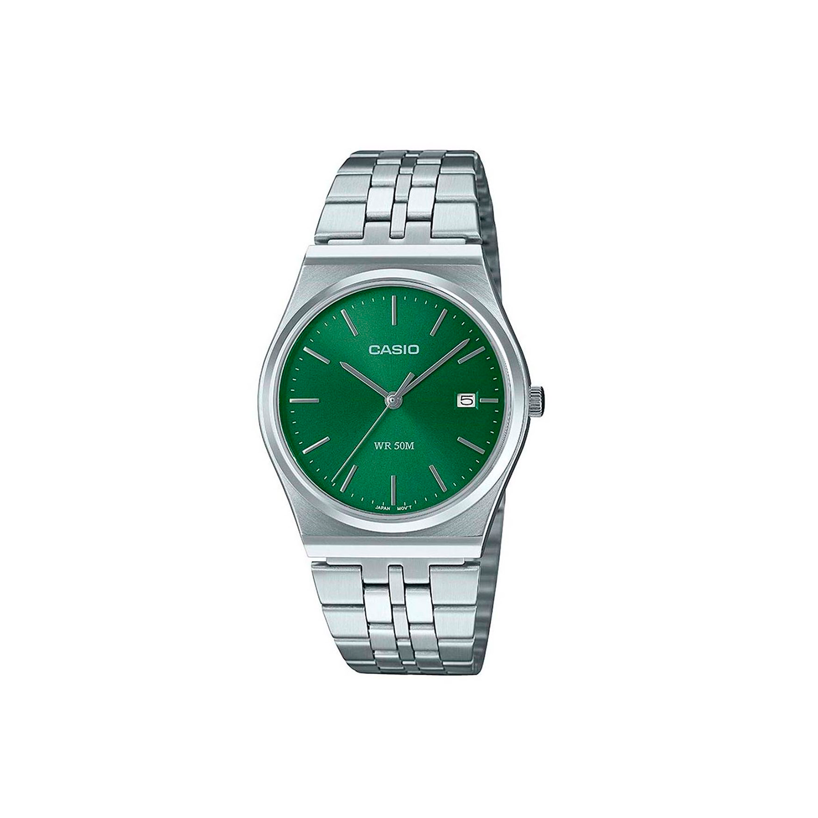 Reloj Casio esfera verde hombre MTP-B145D-3AVEF Joyerías Sánchez