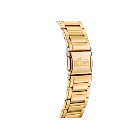 Reloj Lotus Mujer Square Acero Inoxidable Dorado 18970/1