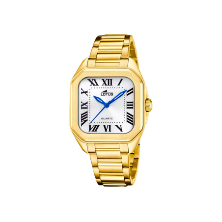 Reloj Lotus Mujer Square Acero Inoxidable Dorado 18970/1