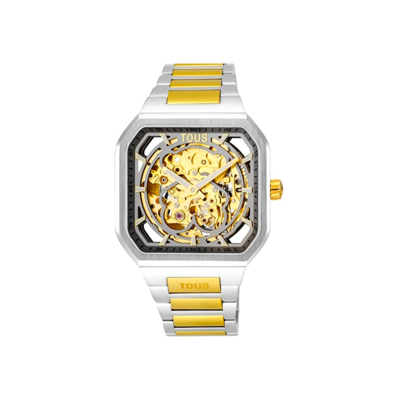 Reloj Tous Mujer Automático Brazalete Dorado 3000137700 Reloj Tous Mujer Automático Brazalete Dorado 3000137700