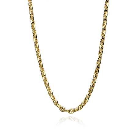 Cadena Oro 18k eslabón travesino 60cm "Kana"