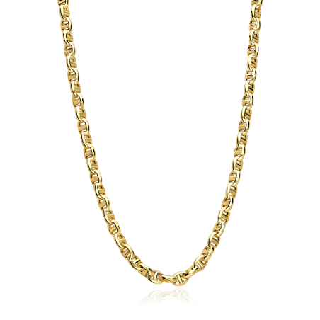 Cadena Oro 18k eslabón travesino 60cm "Kanae"