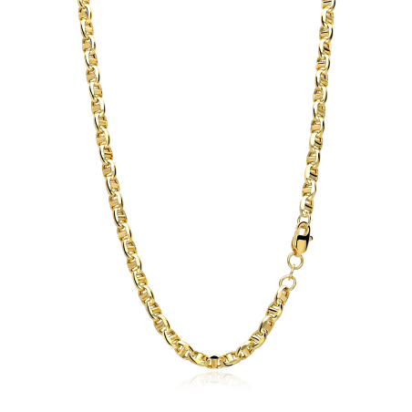 Cadena Oro 18k eslabón travesino 60cm "Kanae"