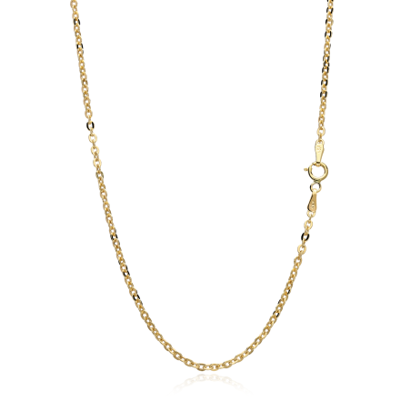 Cadena Oro 18k eslabón forzada 60cm "Ibaraki"